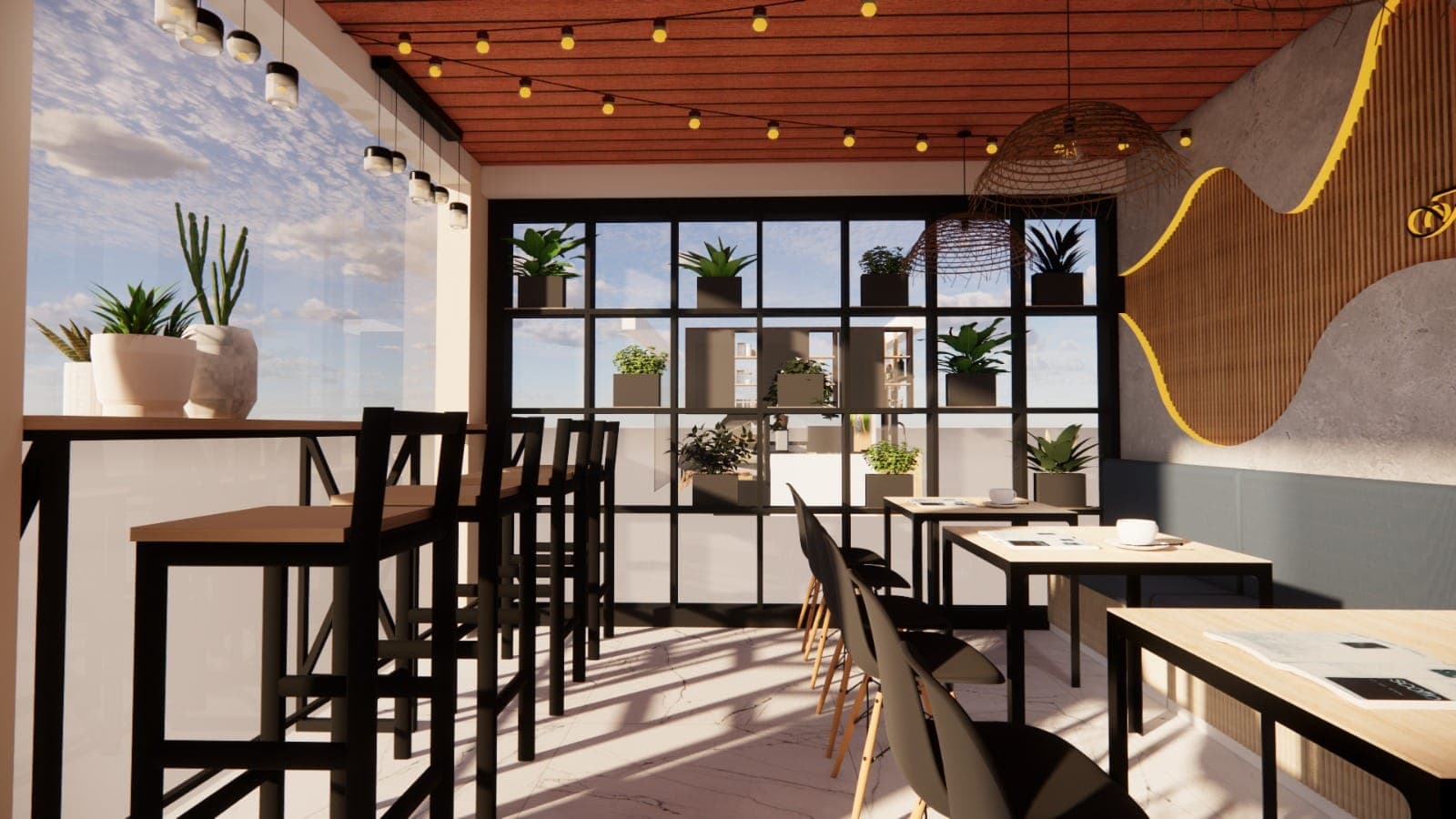 Completed interior fit-out